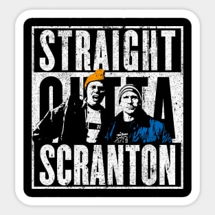 Straight Outta Scranton - Lazy Scranton Sticker